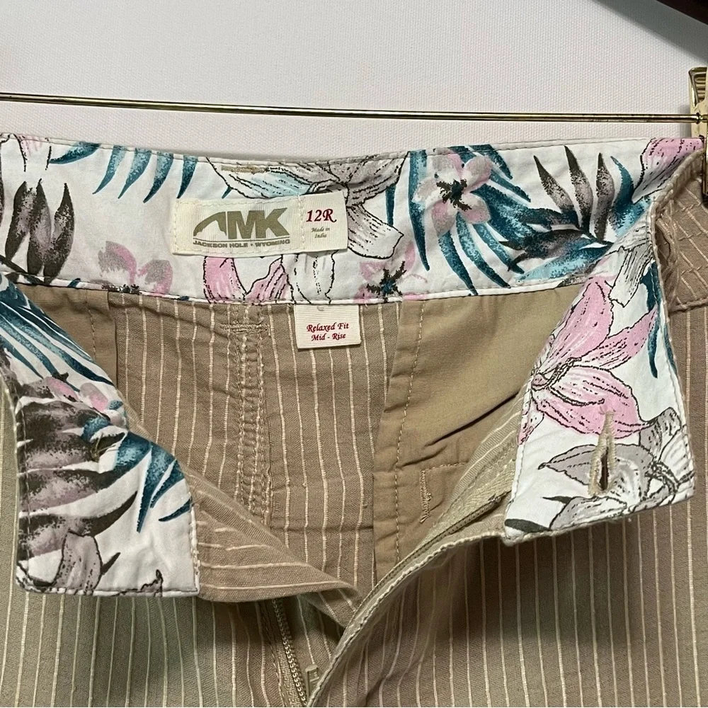 MOUNTAIN KHAKIS Seaside Pants NWT Freestone Womens 12 Reg Relaxed Fit Coastal‎